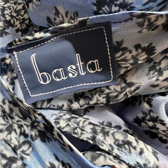 Blue Patterned Maxi Dress - Picture 7 of 8